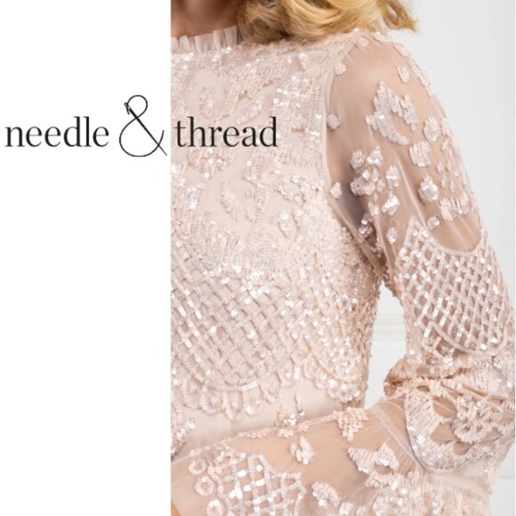 Hot Sales! Elegant Festive Dress by Needle and Thread - Picture 2 of 6